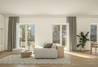 Gartenwohnung Wohnzimmer