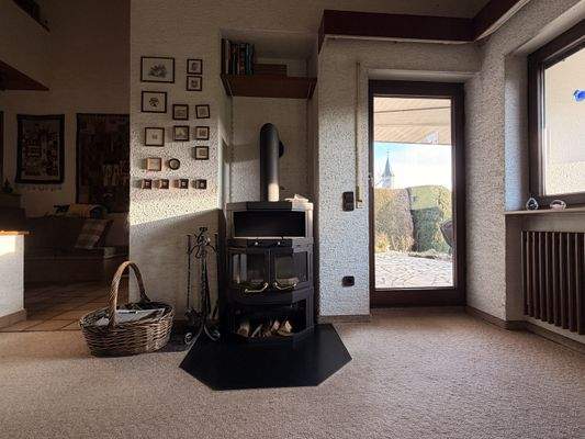 Wohnbereich mit Ofen
