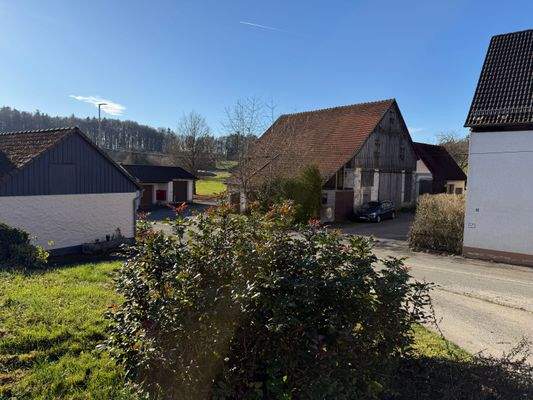 Ausblick auf Dorfstraße