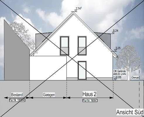 Haus 1 Ansicht Süd