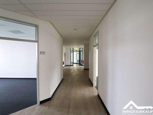 Flur der Büroräume 
