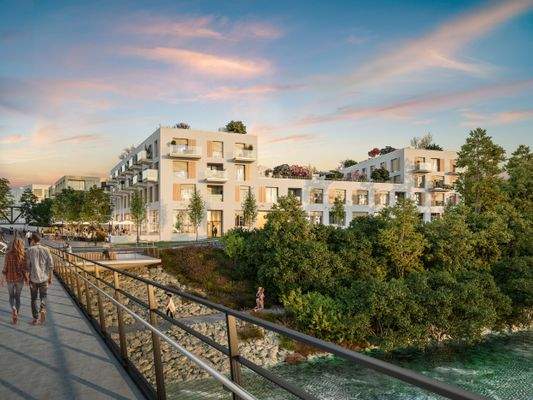 Thronlage am grünen Lechufer