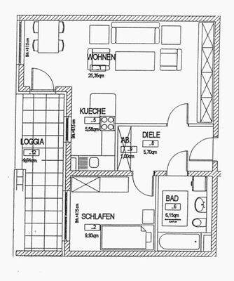 Grundriss - Angaben ohne Gewähr