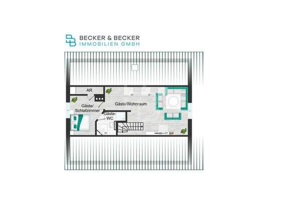 Grundriss Spitzboden