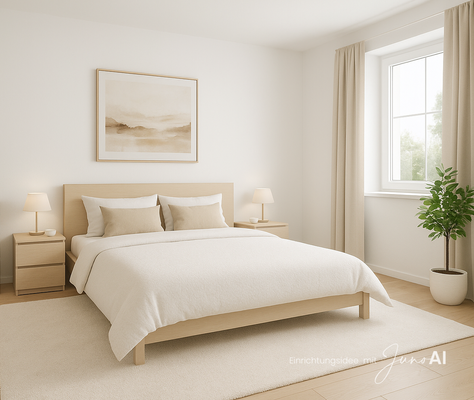 Schlafzimmer AI Staging