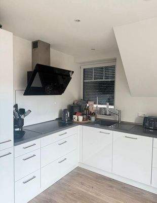 Küchenzeile über Eck