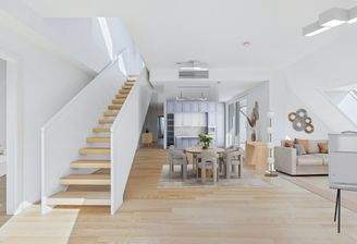 Wohnküche, Digitales Staging