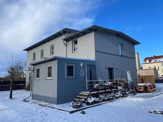 Einfamilienhaus Seitenansicht