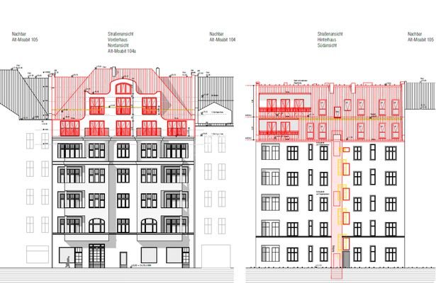 Ansicht Straße VH+HH