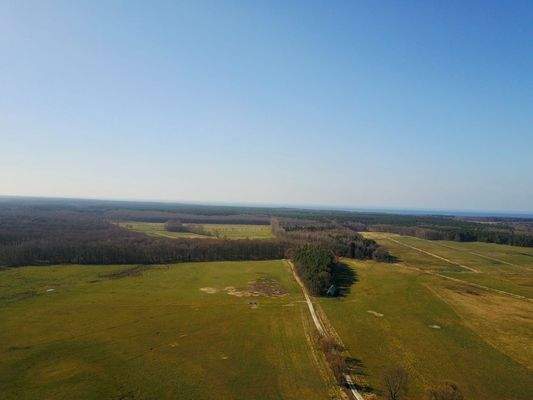 Luftbild Richtung Ostsee 