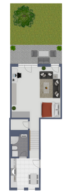 Grundriss Hobbybereich