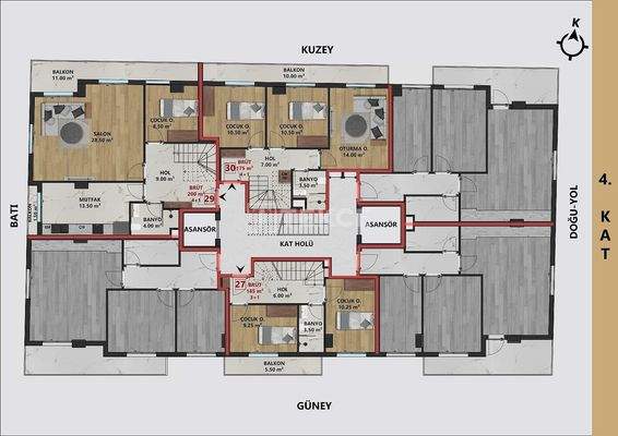 Apartments Near Social Amenities and Sea in Antalya Muratpaşa