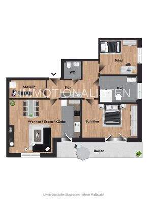 Grundriss Wohnung 10 