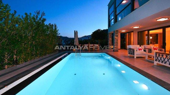 Move-In Ready Stylish House with Private Pool in Bodrum