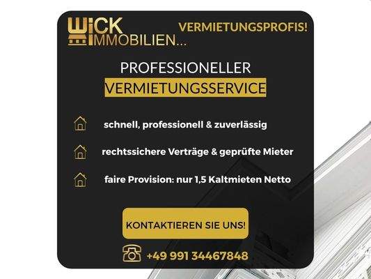 Professioneller Vermietungsservice