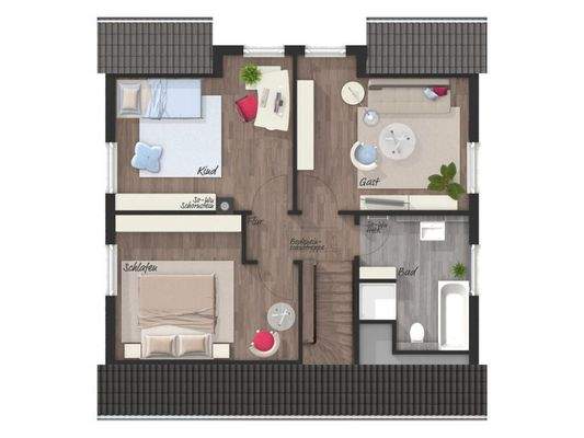 Grundriss Obergeschoss