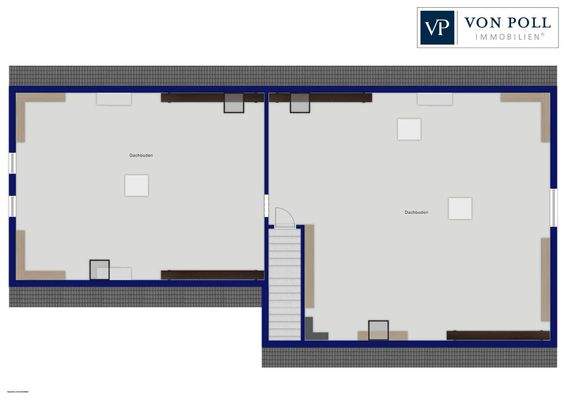 Dachboden beide Häuser