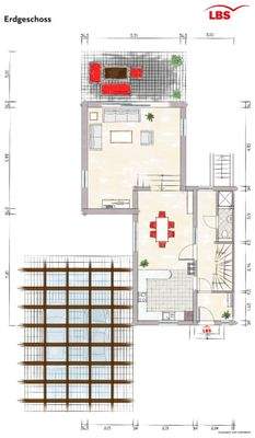 Erdgeschoss möbliert