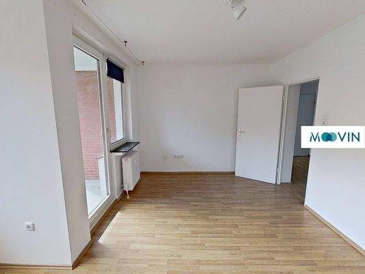 Ansicht II: Wohn- und Esszimmer