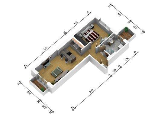 Wohnung Nr. 10, 2. OG links