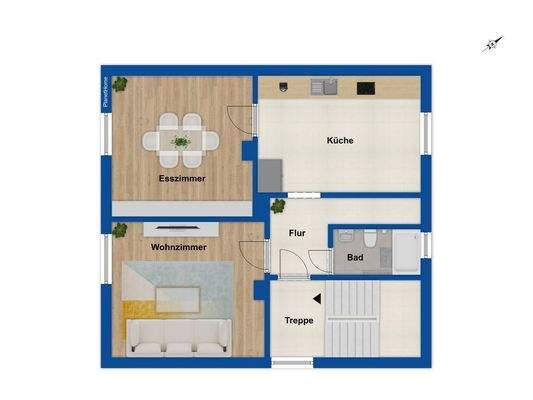 Grundriss Obergeschoss