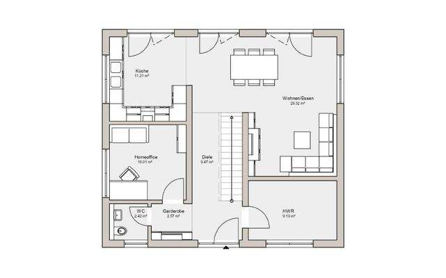 Grundriss Erdgeschoss