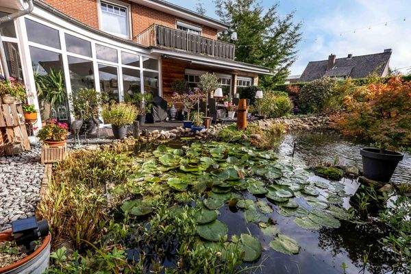 Der Teich im Innenhof
