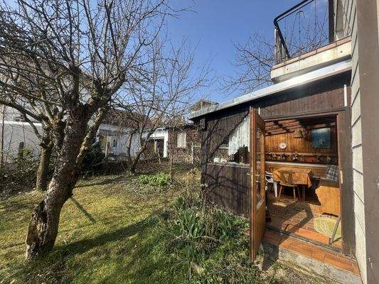 überdachte Terrasse