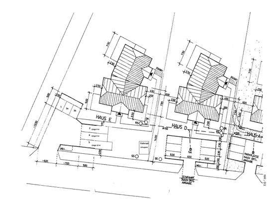 Lageplan/ Zuordnung Pkw-Stellplätze