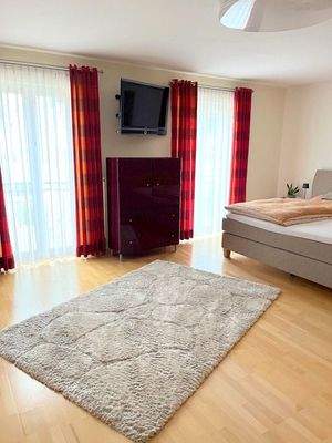 eines der Schlafzimmer