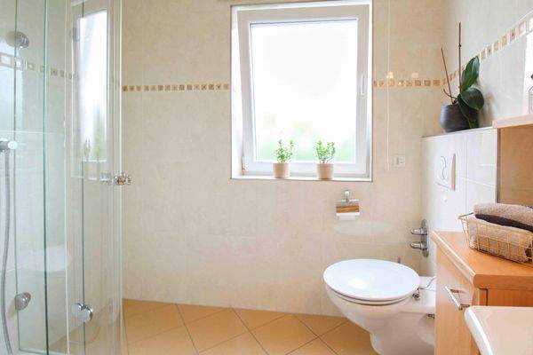 Gäste-WC mit Dusche EG