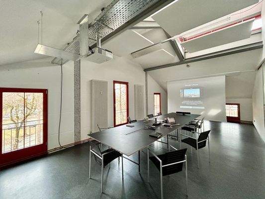 Blick in die Bürofläche