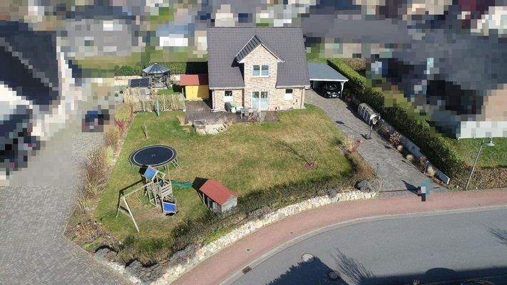 Grundstück von Vorne