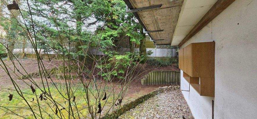 Garten, Wohnhaus hinten