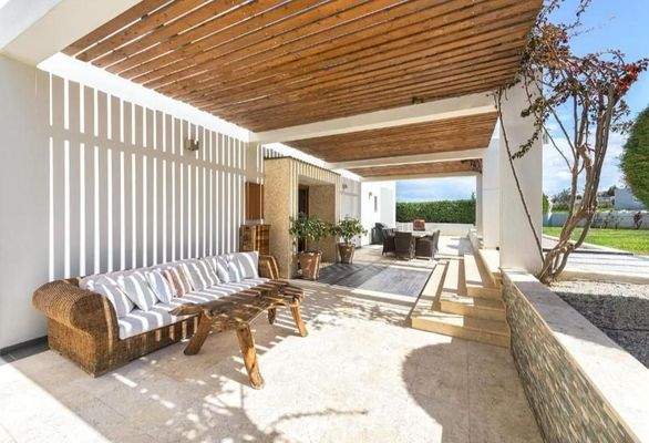 Kreta, Kalathas: Moderne mediterrane Villa mit atemberaubendem Meerblick zu verkaufen