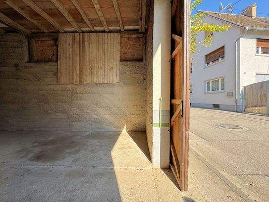 Scheune mit Schiebetor