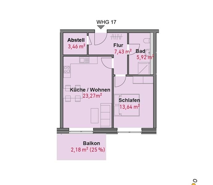 2 Zimmer Wohnung in Neumünster (Gartenstadt)