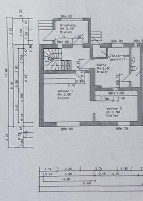 Grundriss EG WE links