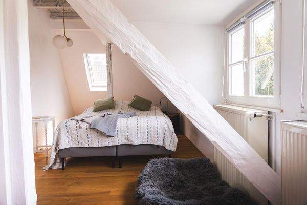 Schlafbereich im Dachgeschoss