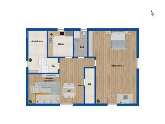 Grundriss Dachgeschoss