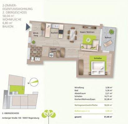 Grundriss Wohnung 15