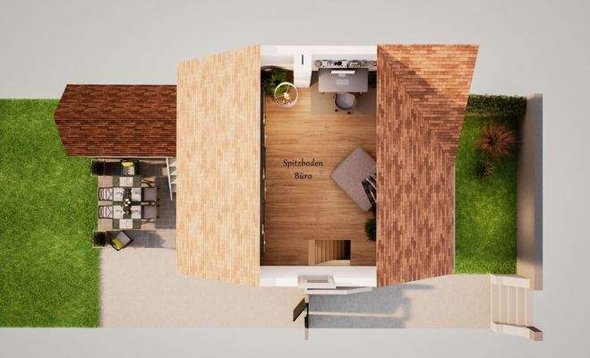 Spitzboden bereits ausgebaut