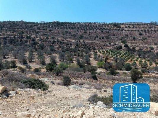 Kreta, Kalamaki: Grundstück mit herrlichem Meerblick und einer Vorbaugenehmigung für 4 Häuser zu verkaufen