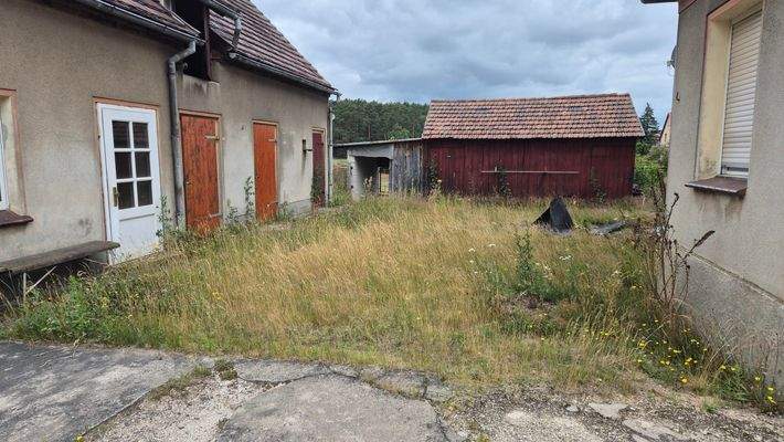 Grundstück  Blick aufs NG