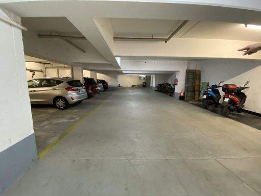Blick in die Tiefgarage