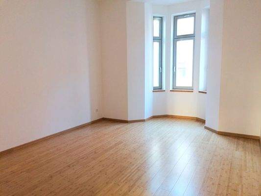 Schlafzimmer mit Fußbodenheizung