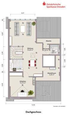 Grundriss Dachgeschoss