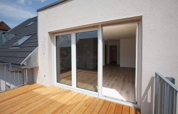 Südbalkon_Eingang zum Wohnbereich