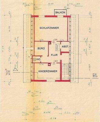 Grundriss Dachgeschoss