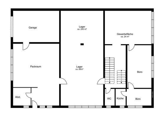 Grundriss Nebengebäude Erdgeschoss